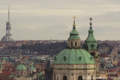 Pohled od hlavního nádvoří Pražského hradu